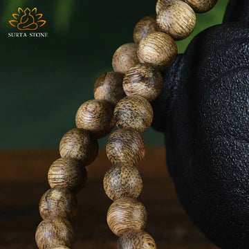 Buddha stone 108 mala beads will be an agarwood bracelet to ward off evil spirits