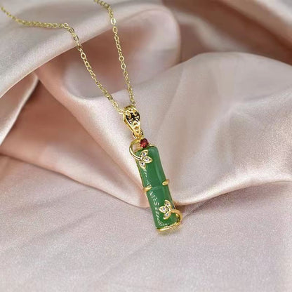 Brings Unexpected Windfall Luck Jade Necklace Pendant2