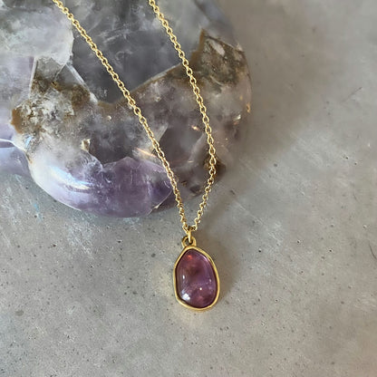 Amethyst Pendant Necklace