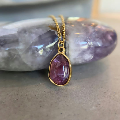 Amethyst Pendant Necklace