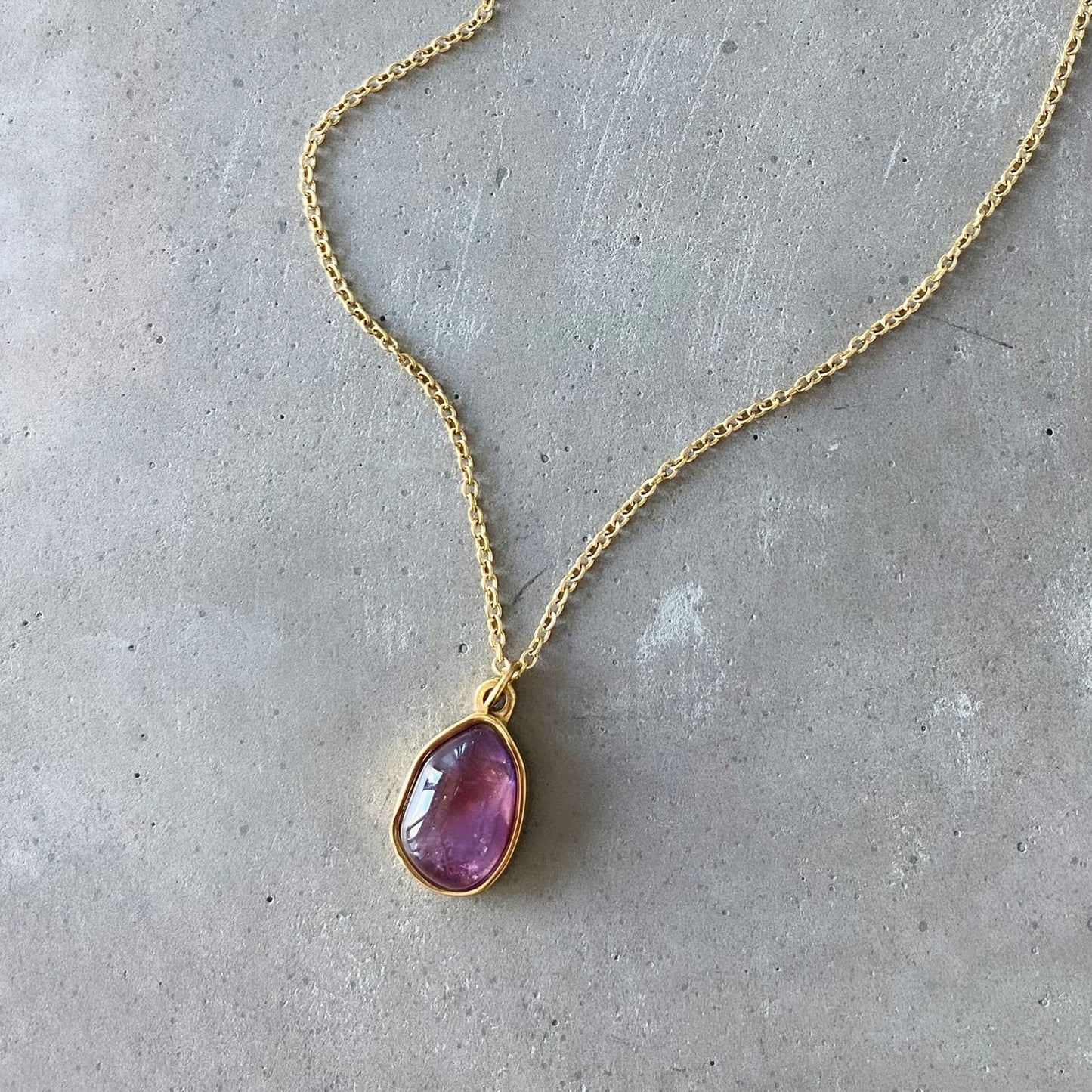 Amethyst Pendant Necklace