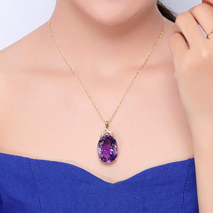 Elegant Amethyst Necklace